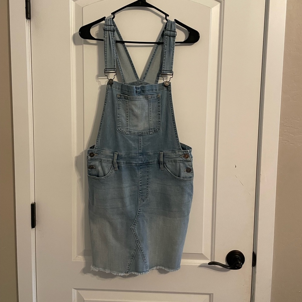 Jean overall skirt